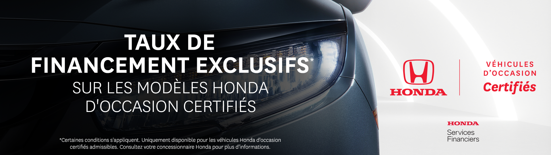 Honda CUV banner red fr